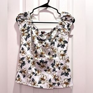 Banned Retro Floral Blouse (Women’s Small)